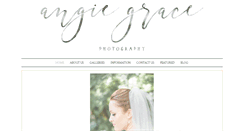 Desktop Screenshot of angiegracephotography.com